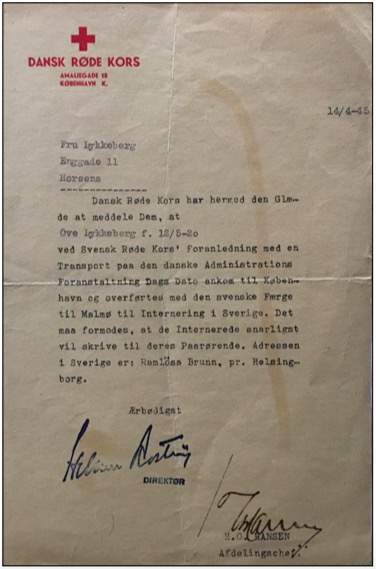 Røde Kors meddelelse